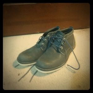 Timberlands blue 7.5